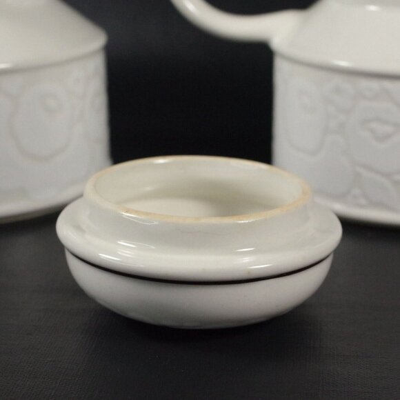 Creamer and Sugar Set Midwinter Stonehenge "Winter" Pattern, Wedgwood Potteries - Picture 8 of 9